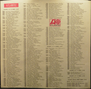 Atlantic Records 8th paper inner sleeve